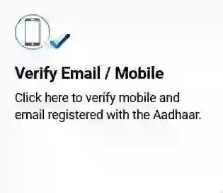 myaadhaar verify email mobile